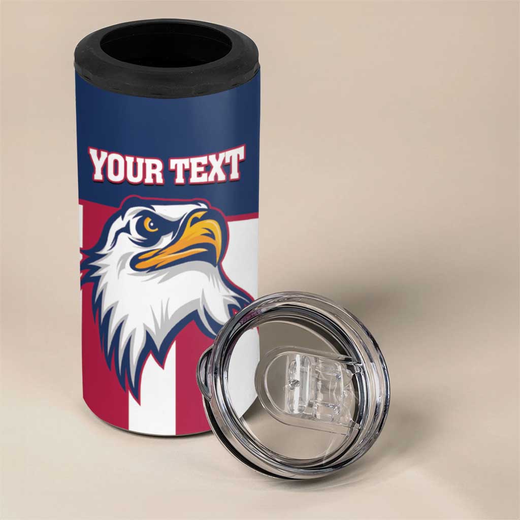 USA 2025 Rugby Custom 4 in 1 Can Cooler Tumbler Come On Eagle