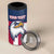 USA 2025 Rugby Custom 4 in 1 Can Cooler Tumbler Come On Eagle