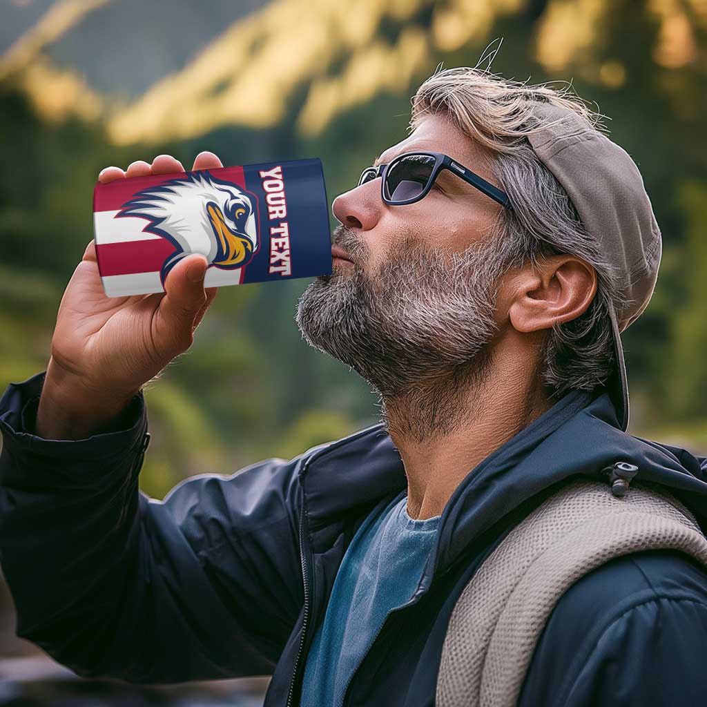 USA 2025 Rugby Custom 4 in 1 Can Cooler Tumbler Come On Eagle