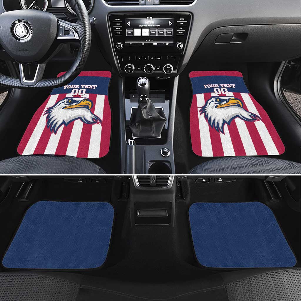 USA 2025 Rugby Custom Car Mats Come On Eagle