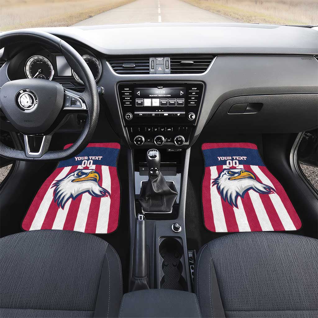 USA 2025 Rugby Custom Car Mats Come On Eagle