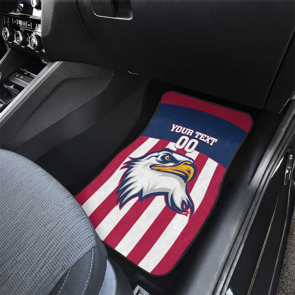 USA 2025 Rugby Custom Car Mats Come On Eagle