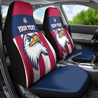 USA 2025 Rugby Custom Car Seat Cover Come On Eagle