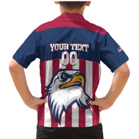 USA 2025 Rugby Custom Family Matching Mermaid Dress and Hawaiian Shirt Come On Eagle