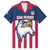 USA 2025 Rugby Custom Family Matching Off The Shoulder Long Sleeve Dress and Hawaiian Shirt Come On Eagle