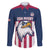 USA 2025 Rugby Custom Family Matching Off The Shoulder Long Sleeve Dress and Hawaiian Shirt Come On Eagle