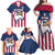 USA 2025 Rugby Custom Family Matching Off Shoulder Maxi Dress and Hawaiian Shirt Come On Eagle