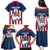 USA 2025 Rugby Custom Family Matching Puletasi and Hawaiian Shirt Come On Eagle