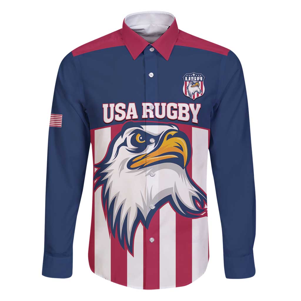 USA 2025 Rugby Custom Family Matching Puletasi and Hawaiian Shirt Come On Eagle