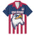 USA 2025 Rugby Custom Family Matching Short Sleeve Bodycon Dress and Hawaiian Shirt Come On Eagle