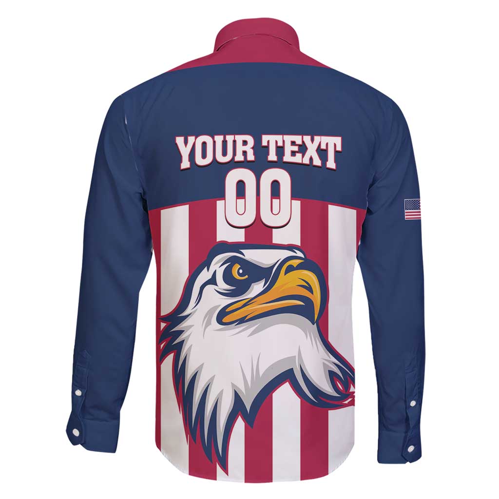 USA 2025 Rugby Custom Family Matching Short Sleeve Bodycon Dress and Hawaiian Shirt Come On Eagle