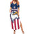 USA 2025 Rugby Custom Family Matching Summer Maxi Dress and Hawaiian Shirt Come On Eagle