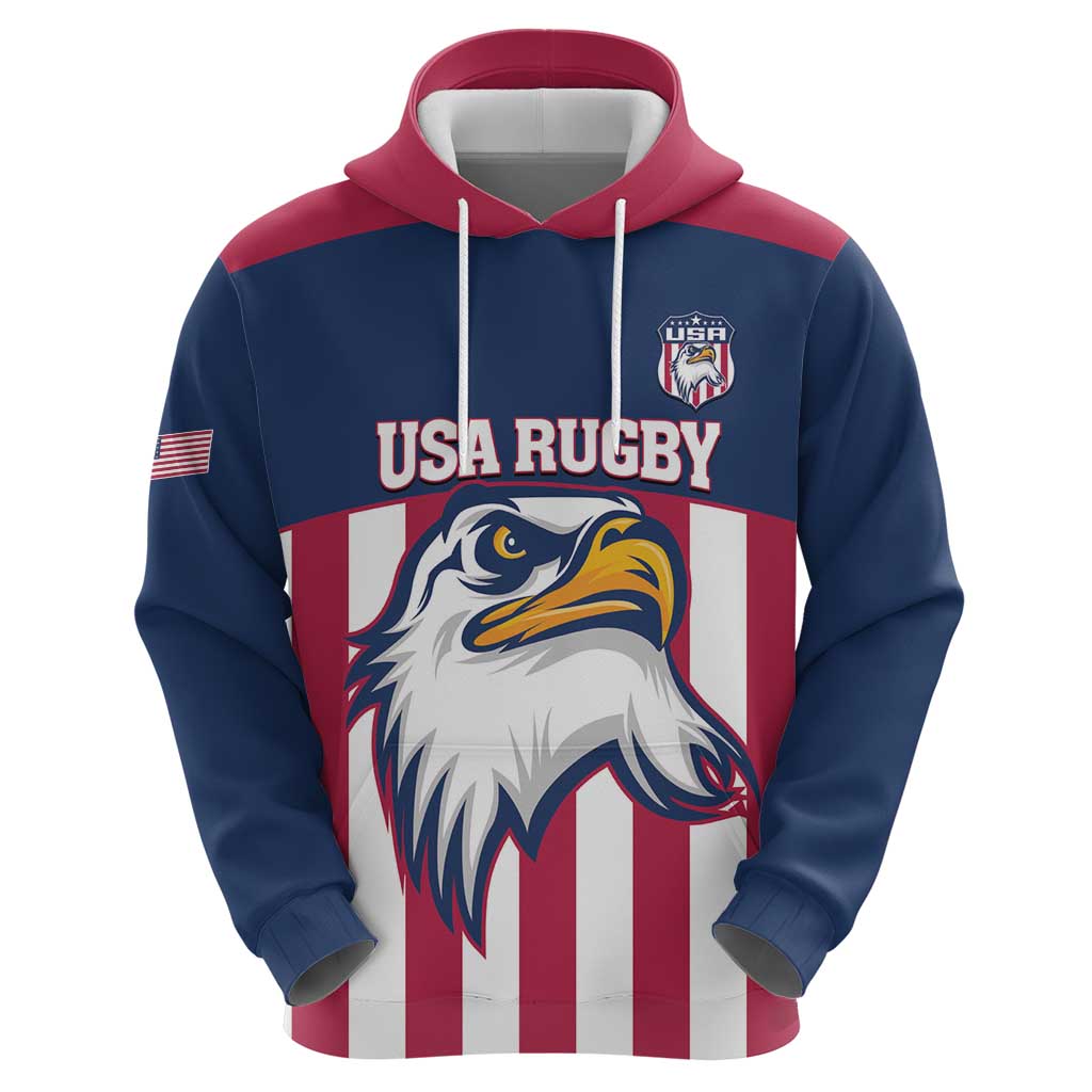 USA 2025 Rugby Custom Hoodie Come On Eagle