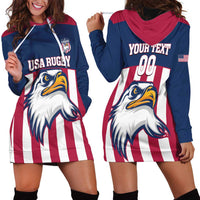 USA 2025 Rugby Custom Hoodie Dress Come On Eagle
