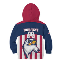 USA 2025 Rugby Custom Kid Hoodie Come On Eagle