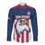 USA 2025 Rugby Custom Long Sleeve Button Shirt Come On Eagle