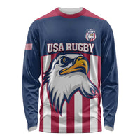 USA 2025 Rugby Custom Long Sleeve Shirt Come On Eagle