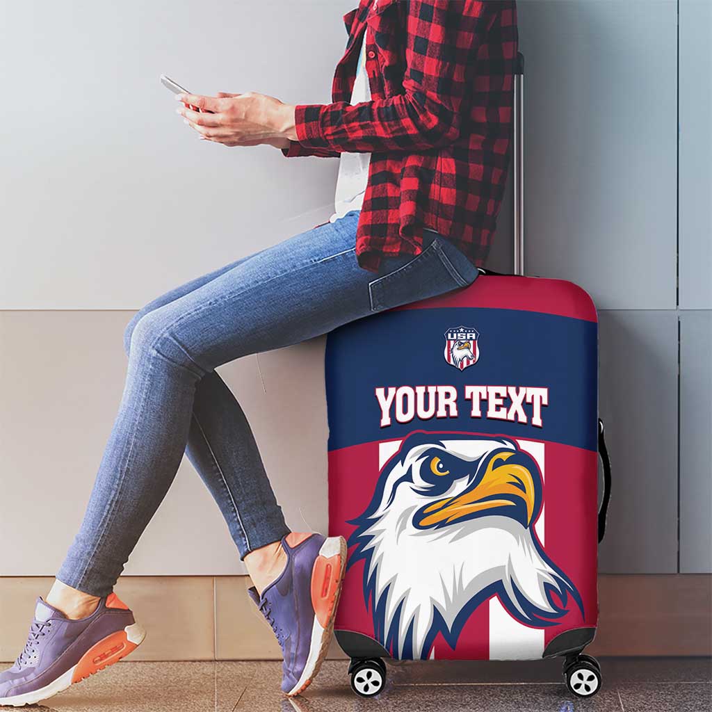 USA 2025 Rugby Custom Luggage Cover Come On Eagle