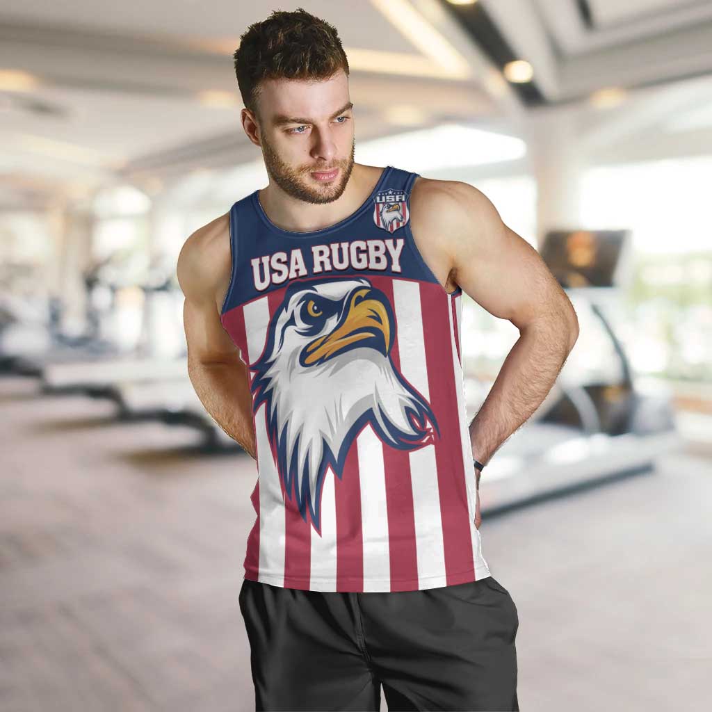 USA 2025 Rugby Custom Men Tank Top Come On Eagle
