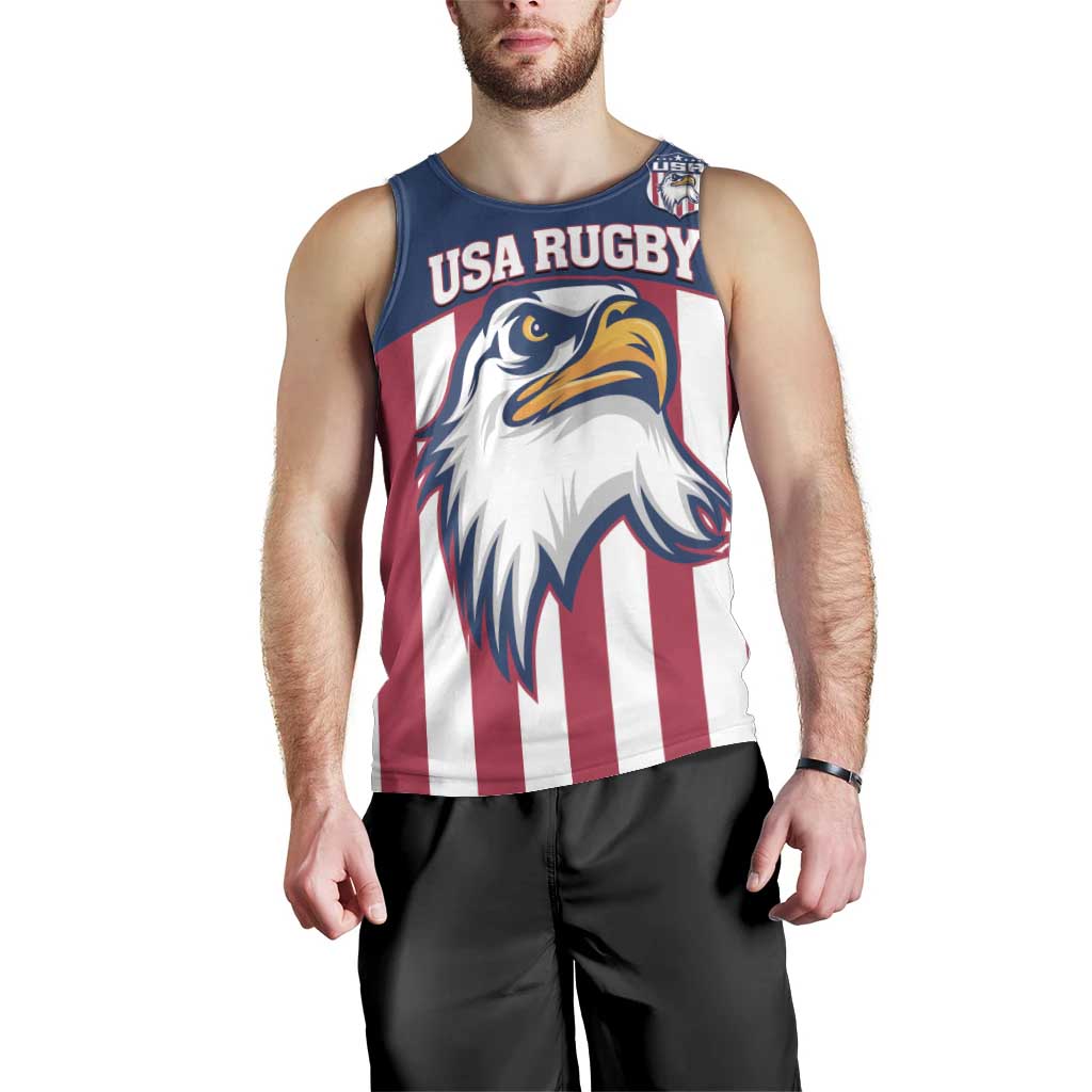 USA 2025 Rugby Custom Men Tank Top Come On Eagle