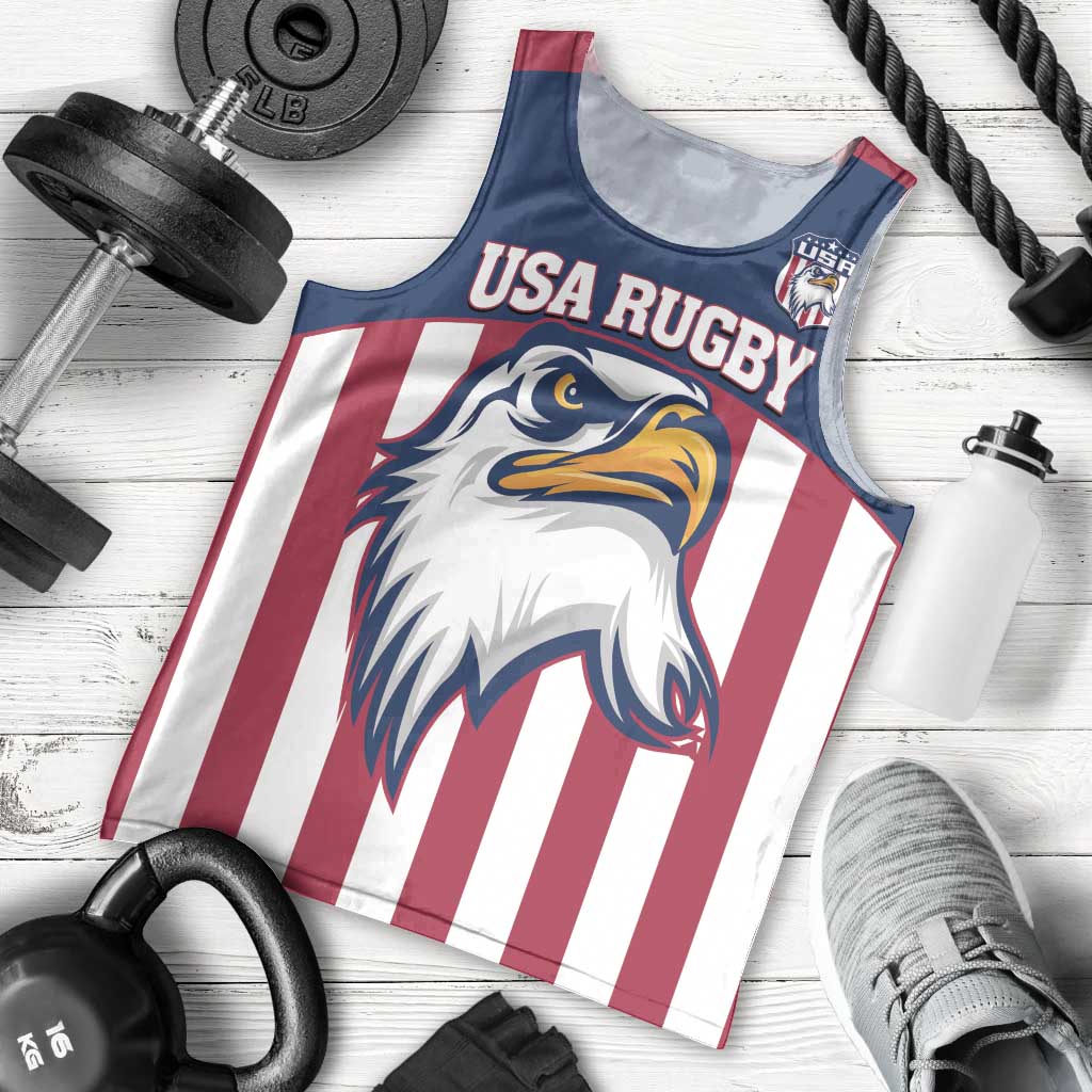 USA 2025 Rugby Custom Men Tank Top Come On Eagle