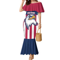 USA 2025 Rugby Custom Mermaid Dress Come On Eagle