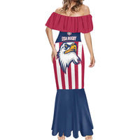 USA 2025 Rugby Custom Mermaid Dress Come On Eagle