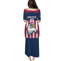 USA 2025 Rugby Custom Puletasi Come On Eagle