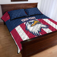 USA 2025 Rugby Custom Quilt Bed Set Come On Eagle