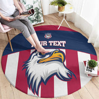 USA 2025 Rugby Custom Round Carpet Come On Eagle