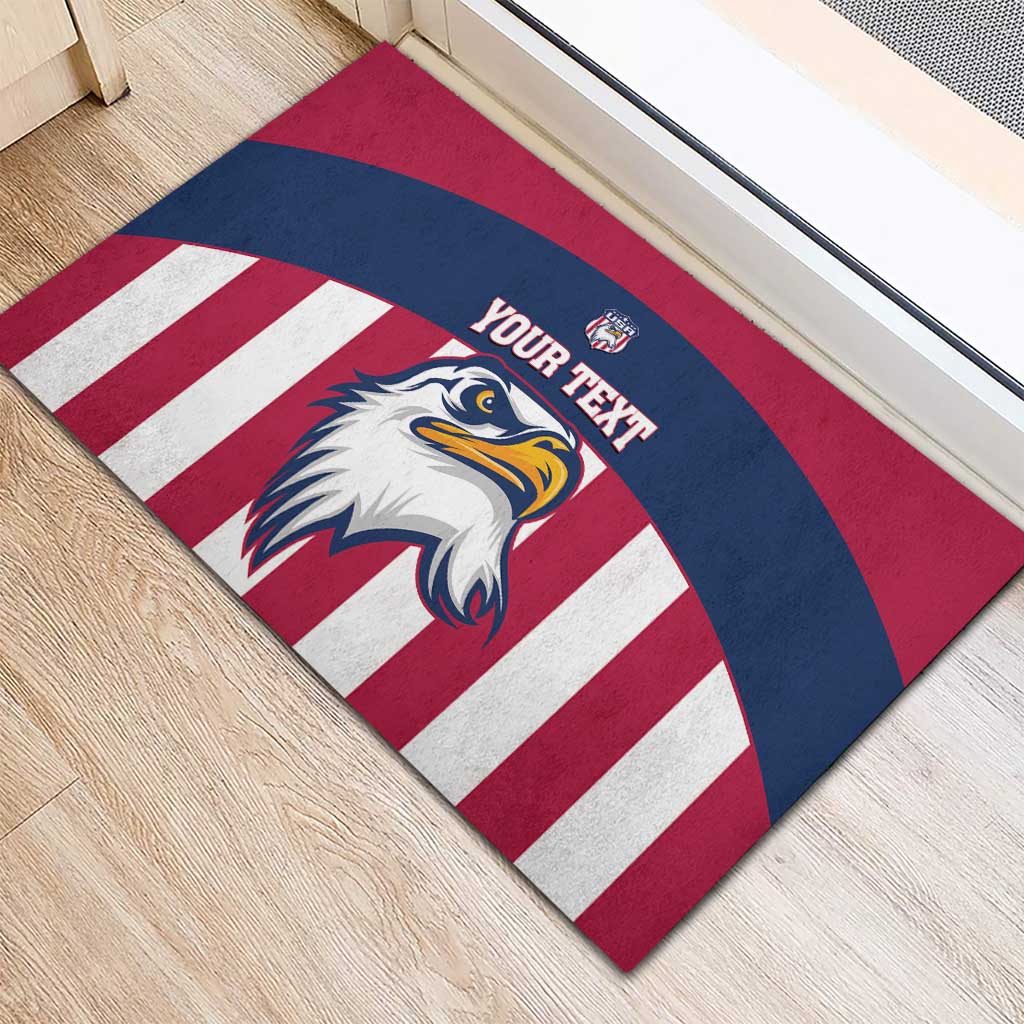 USA 2025 Rugby Custom Rubber Doormat Come On Eagle
