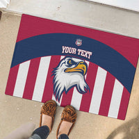 USA 2025 Rugby Custom Rubber Doormat Come On Eagle