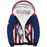 USA 2025 Rugby Custom Sherpa Hoodie Come On Eagle