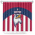 USA 2025 Rugby Custom Shower Curtain Come On Eagle