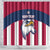 USA 2025 Rugby Custom Shower Curtain Come On Eagle
