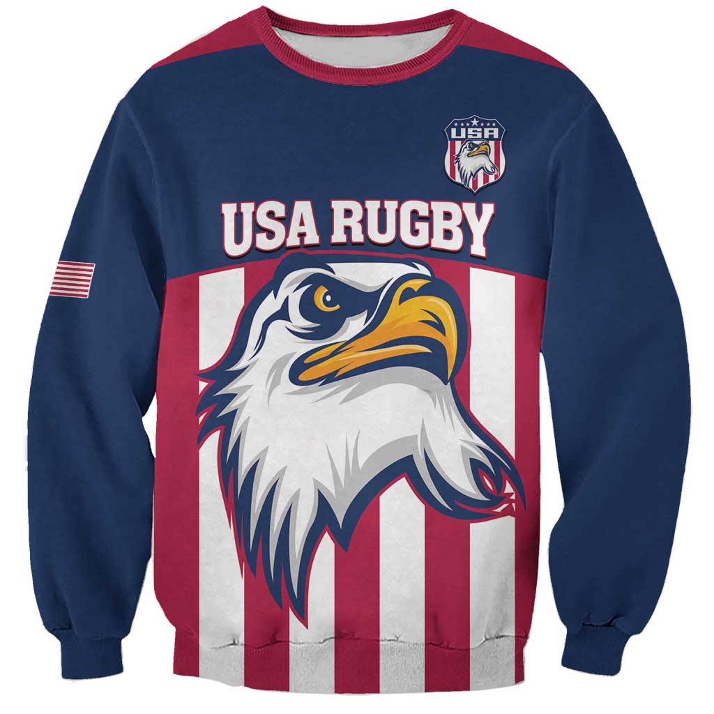 USA 2025 Rugby Custom Sweatshirt Come On Eagle