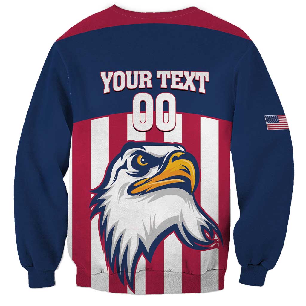 USA 2025 Rugby Custom Sweatshirt Come On Eagle