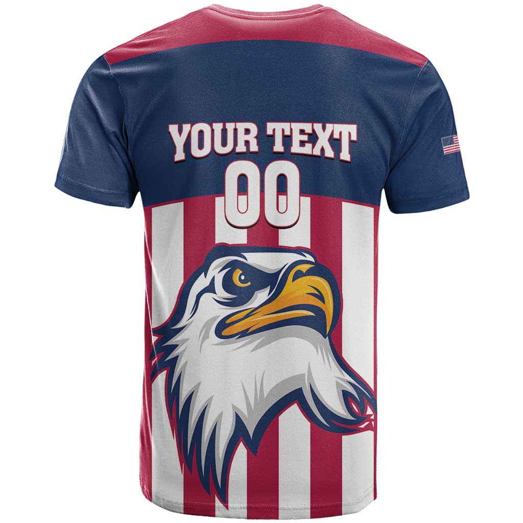 USA 2025 Rugby Custom T Shirt Come On Eagle