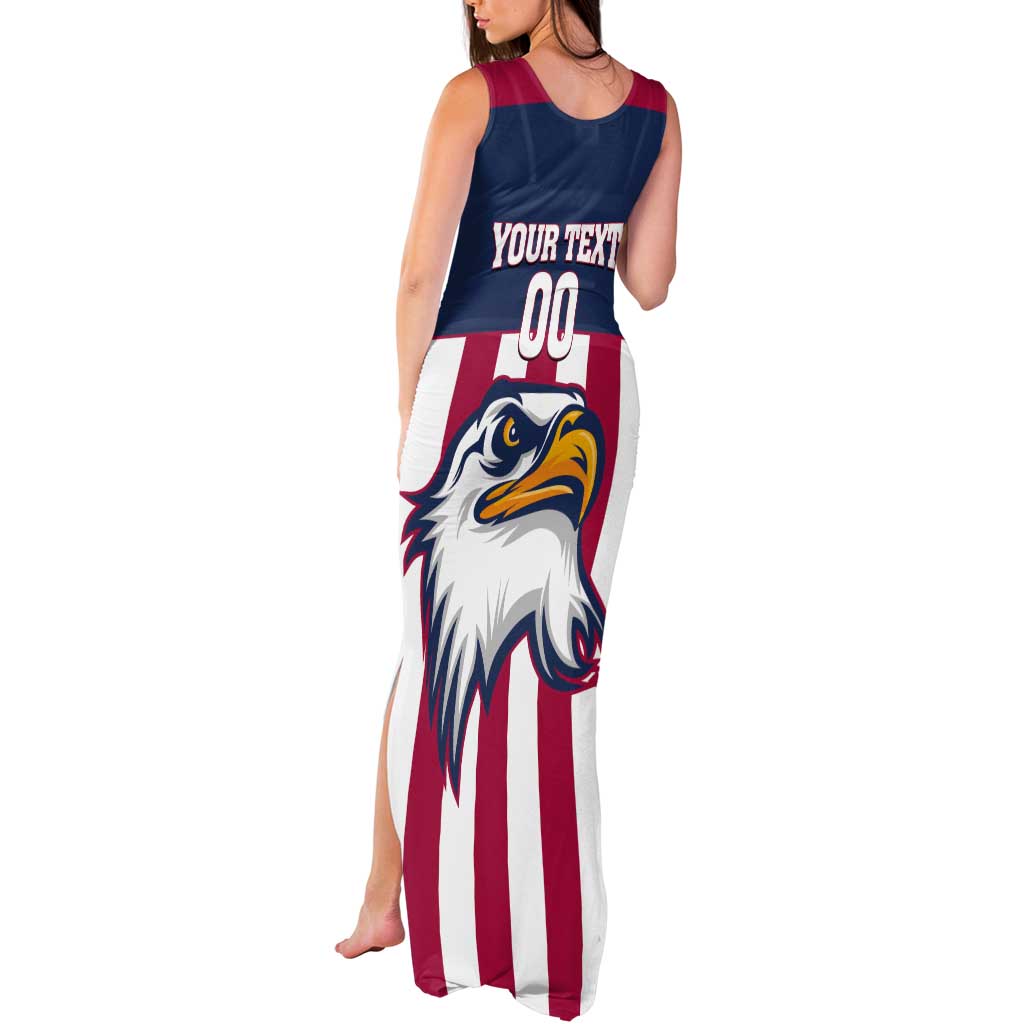 USA 2025 Rugby Custom Tank Maxi Dress Come On Eagle