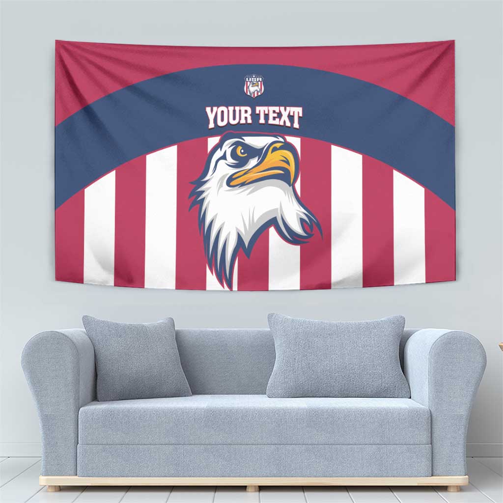 USA 2025 Rugby Custom Tapestry Come On Eagle