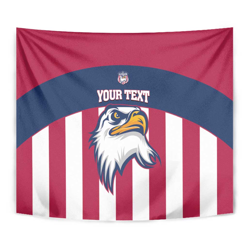USA 2025 Rugby Custom Tapestry Come On Eagle