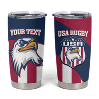 USA 2025 Rugby Custom Tumbler Cup Come On Eagle