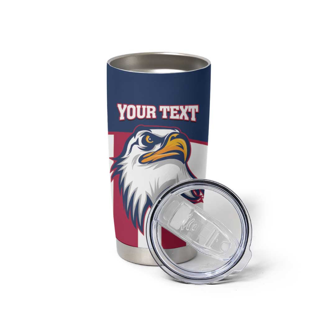USA 2025 Rugby Custom Tumbler Cup Come On Eagle