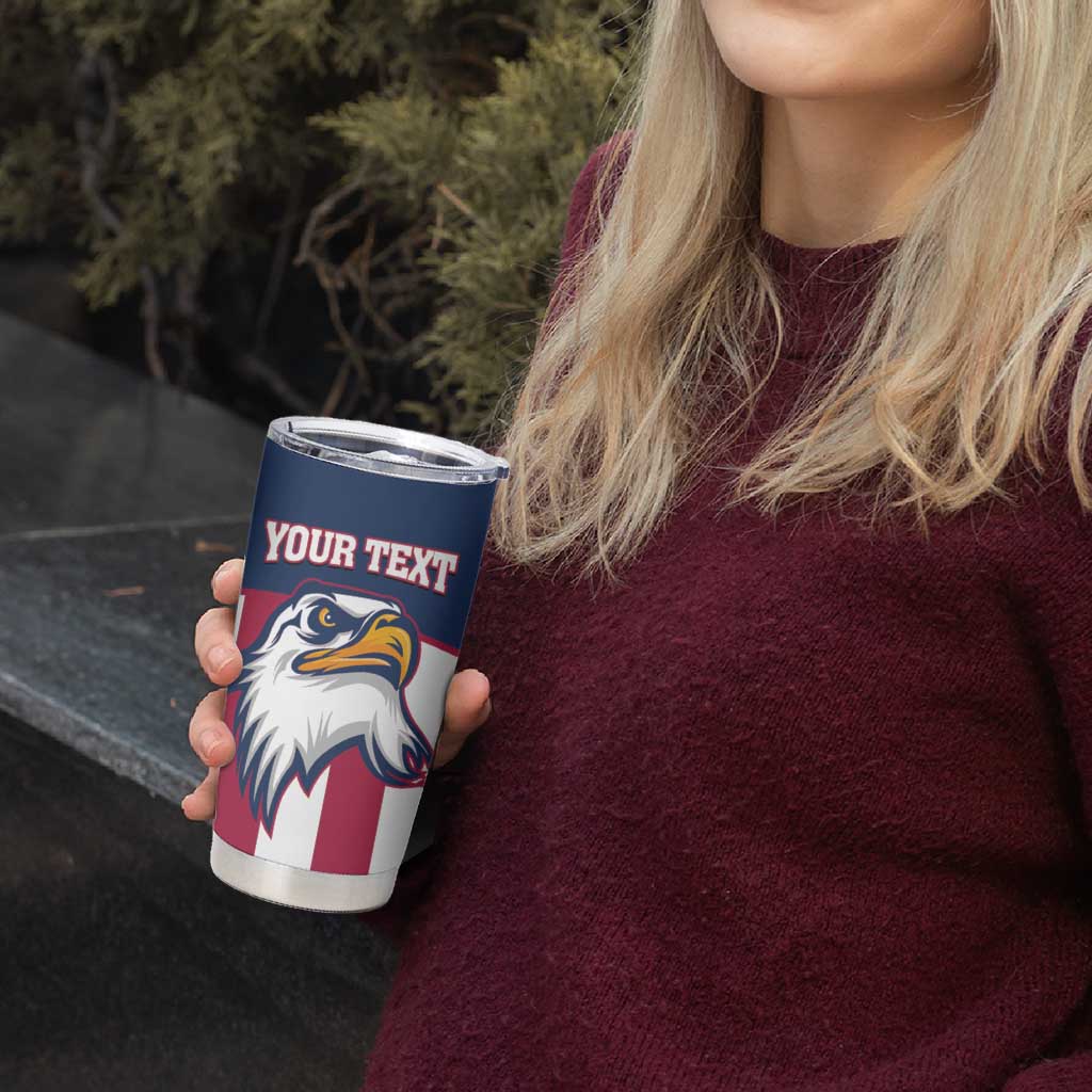 USA 2025 Rugby Custom Tumbler Cup Come On Eagle