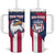USA 2025 Rugby Custom Tumbler With Handle Come On Eagle