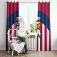 USA 2025 Rugby Custom Window Curtain Come On Eagle