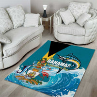 The Bahamas Independence Day Area Rug Bahamian Blue Marlin National Color