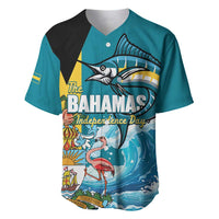The Bahamas Independence Day Baseball Jersey Bahamian Blue Marlin National Color