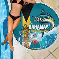 The Bahamas Independence Day Beach Blanket Bahamian Blue Marlin National Color