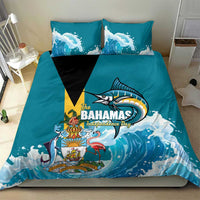 The Bahamas Independence Day Bedding Set Bahamian Blue Marlin National Color